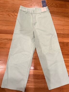 Universal Thread High-Rise Wide Leg Pants in Pale Mint